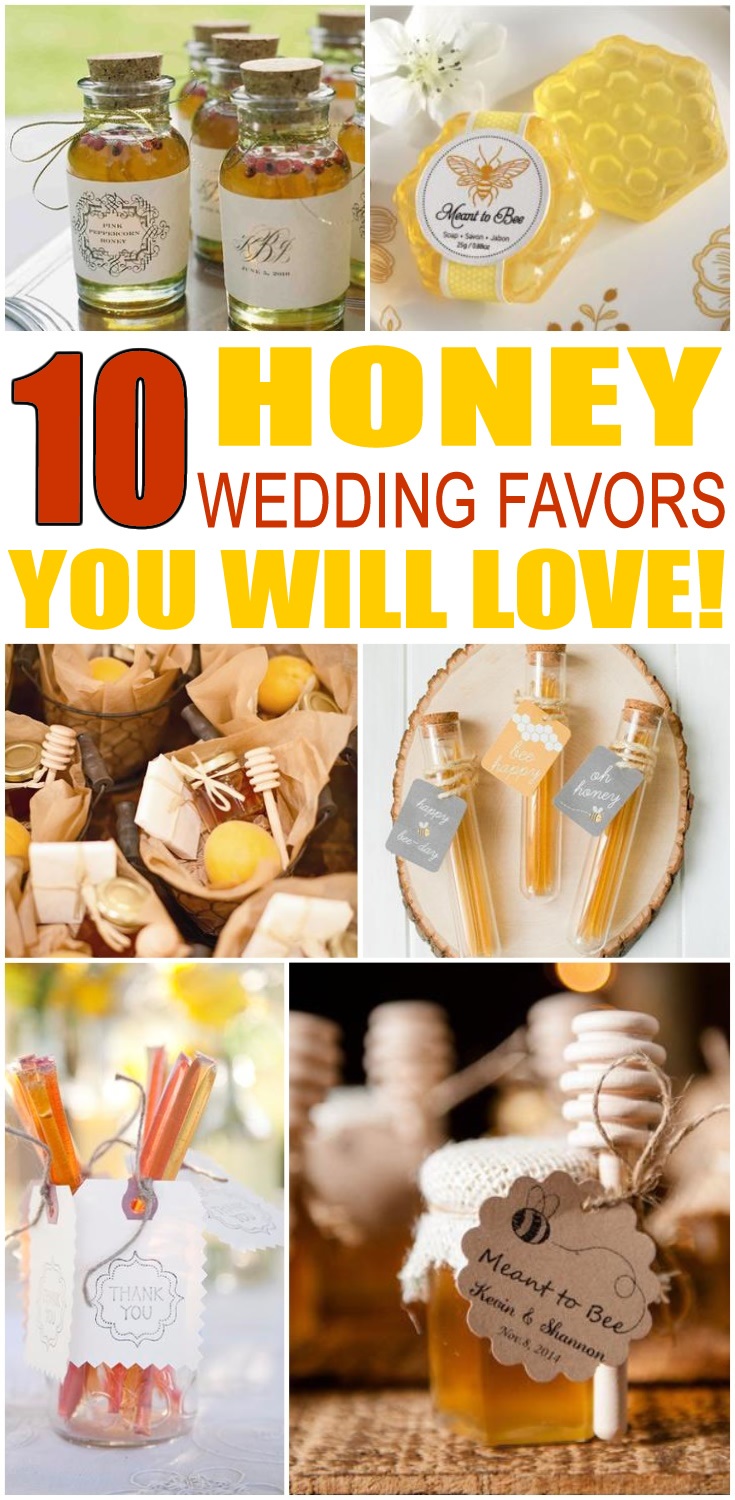 Honey Wedding Favors