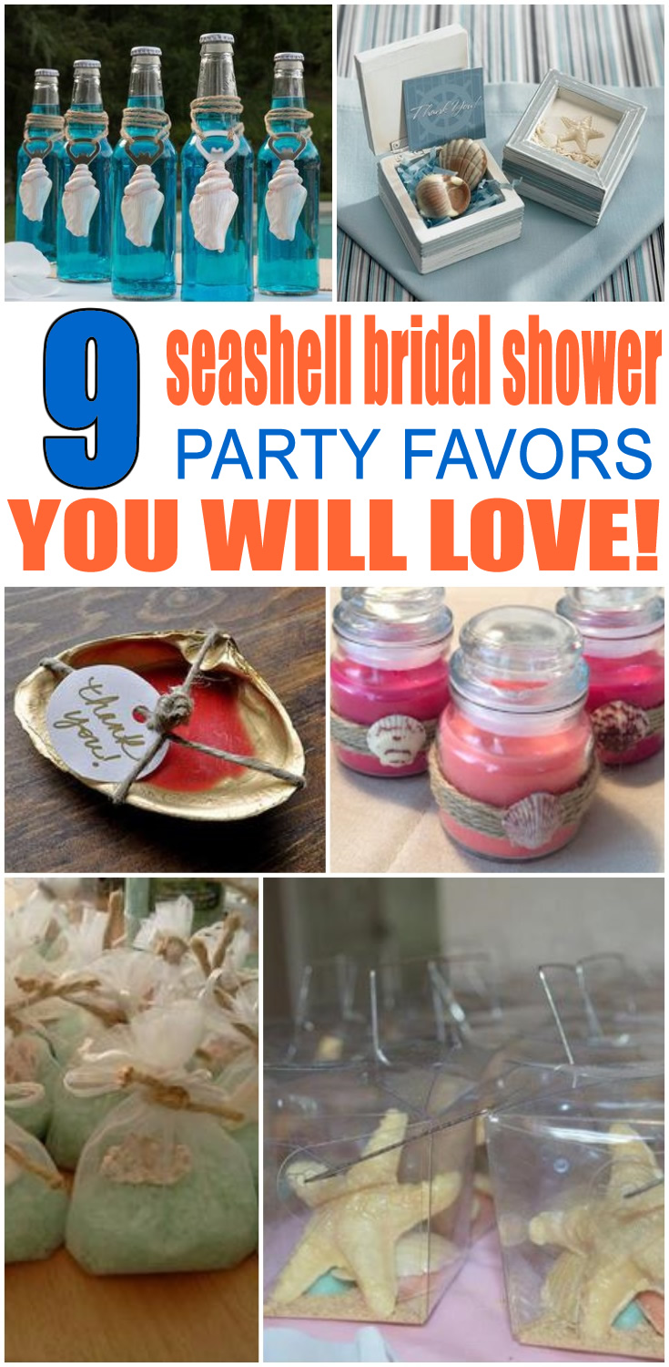 Seashell Bridal Party Favors