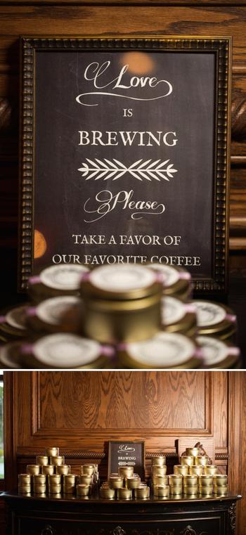Coffee Wedding Favor Packaging