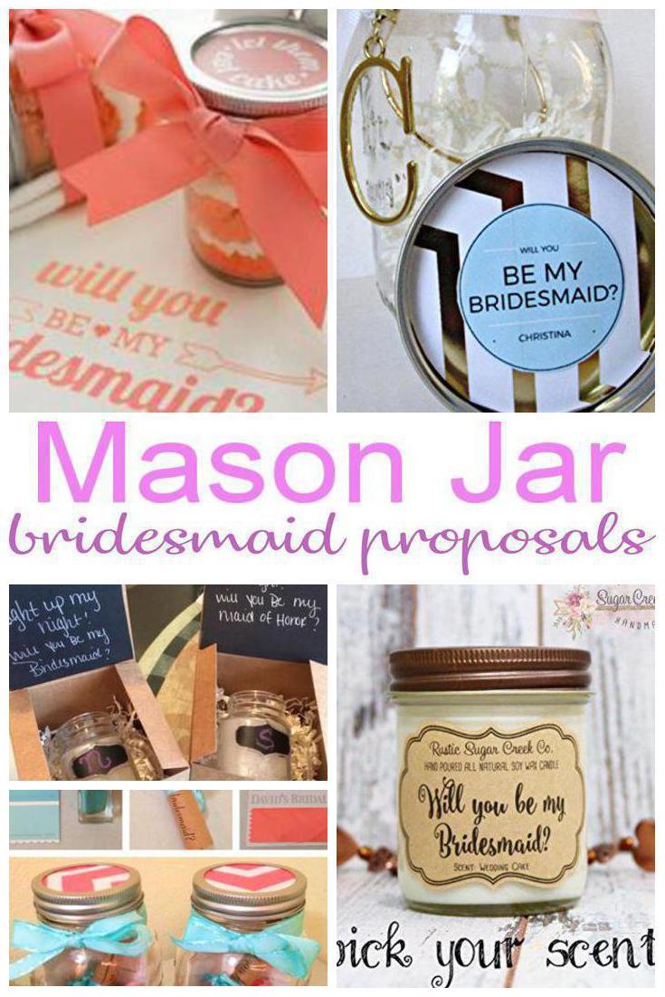 mason jar bridesmaid proposals