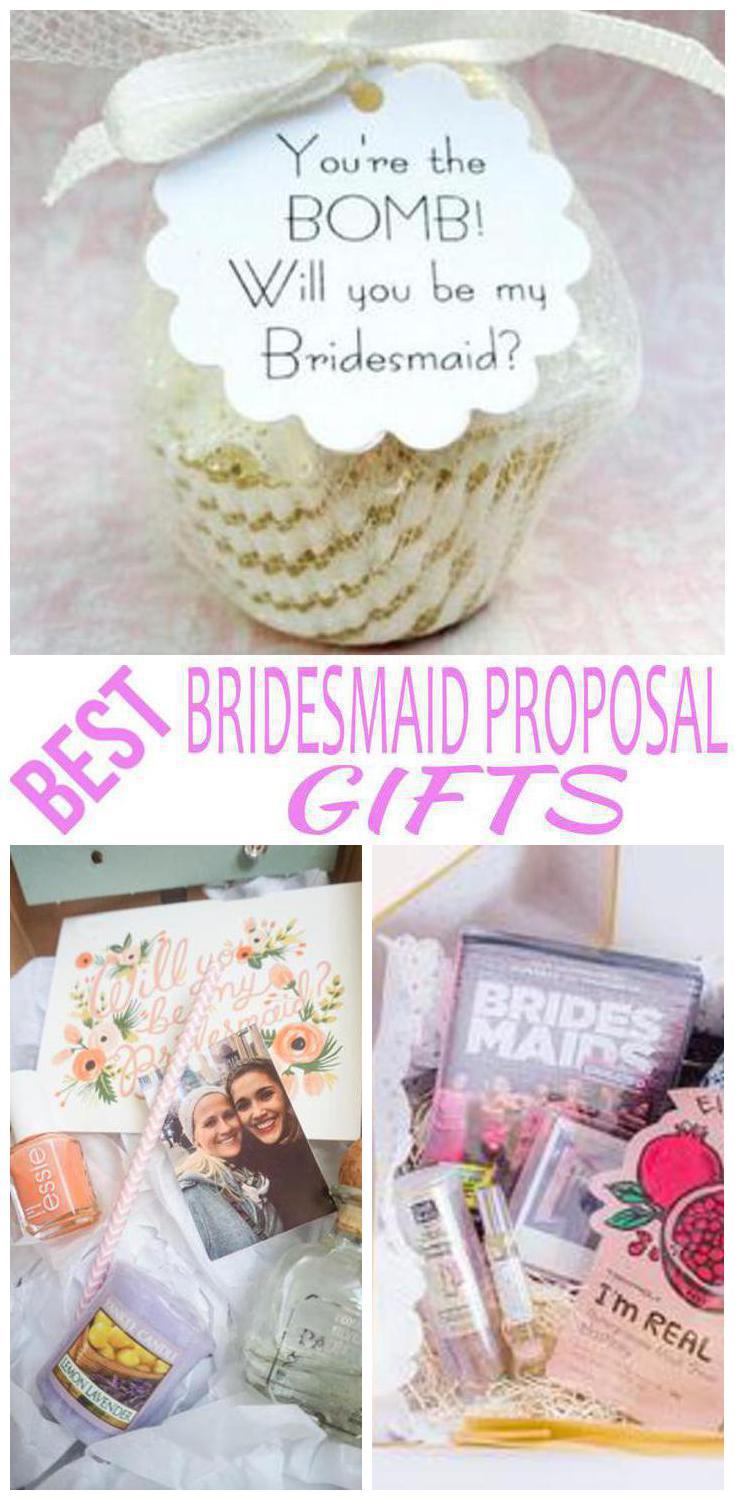 bridesmaid proposal gifts