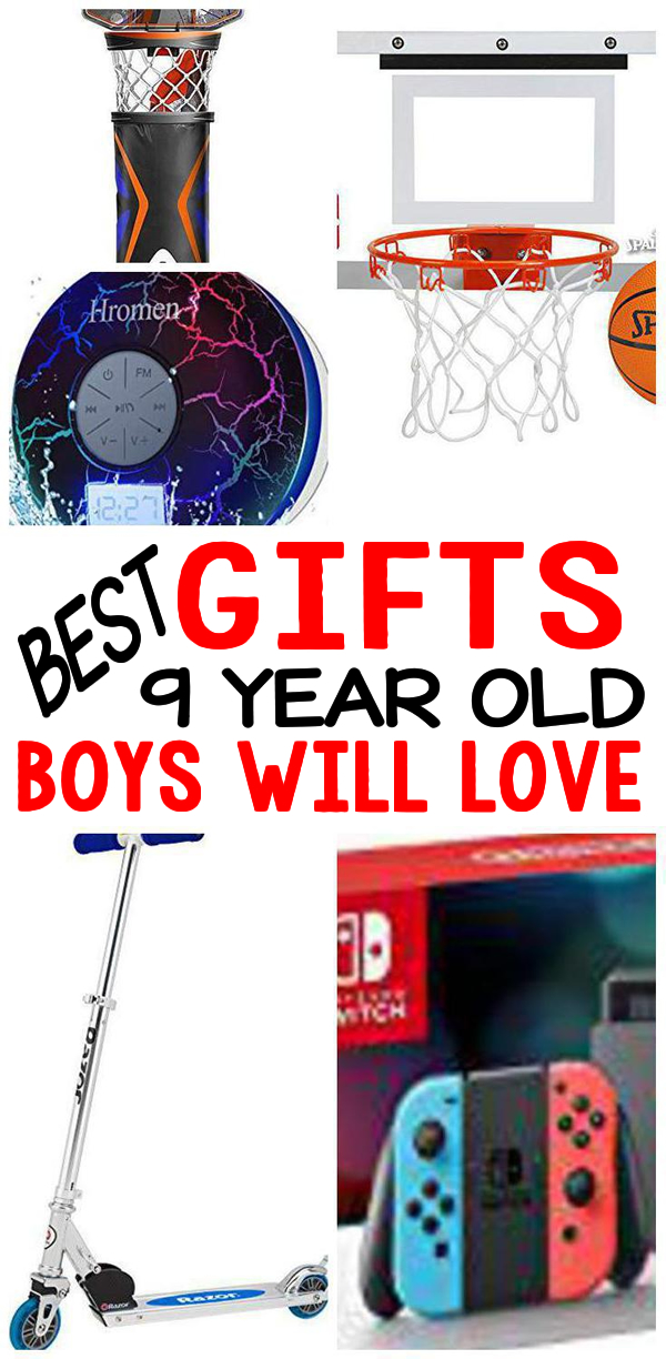 christmas list for 9 year old boy