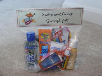 Bachelorette Beach Survival Kit