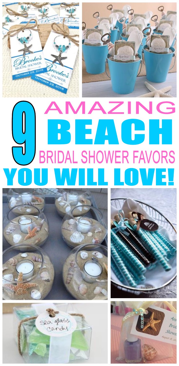 Beach Bridal Shower Favors