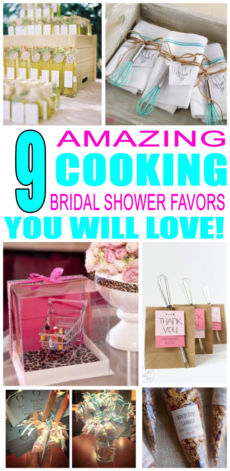 Cooking Bridal Shower Favors