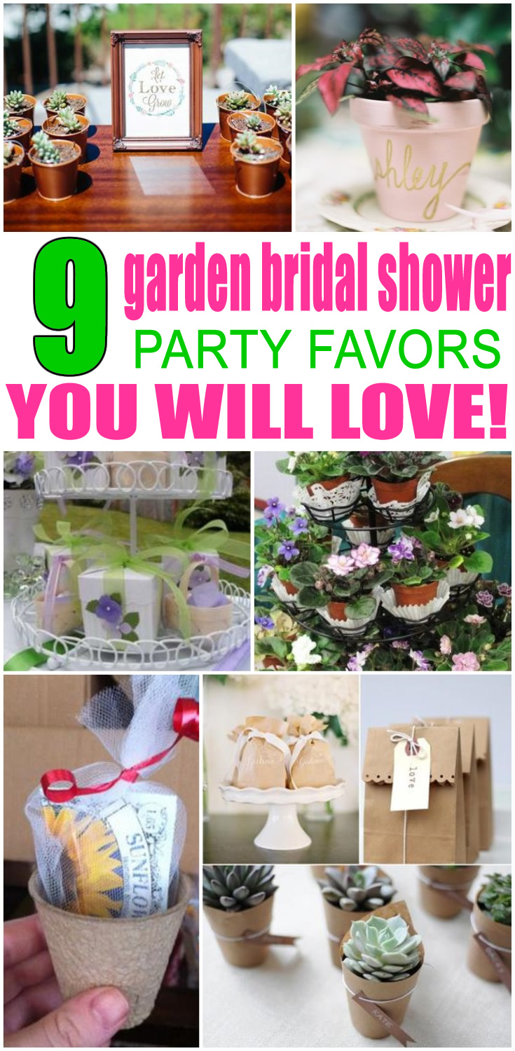 Garden Bridal Shower Favors