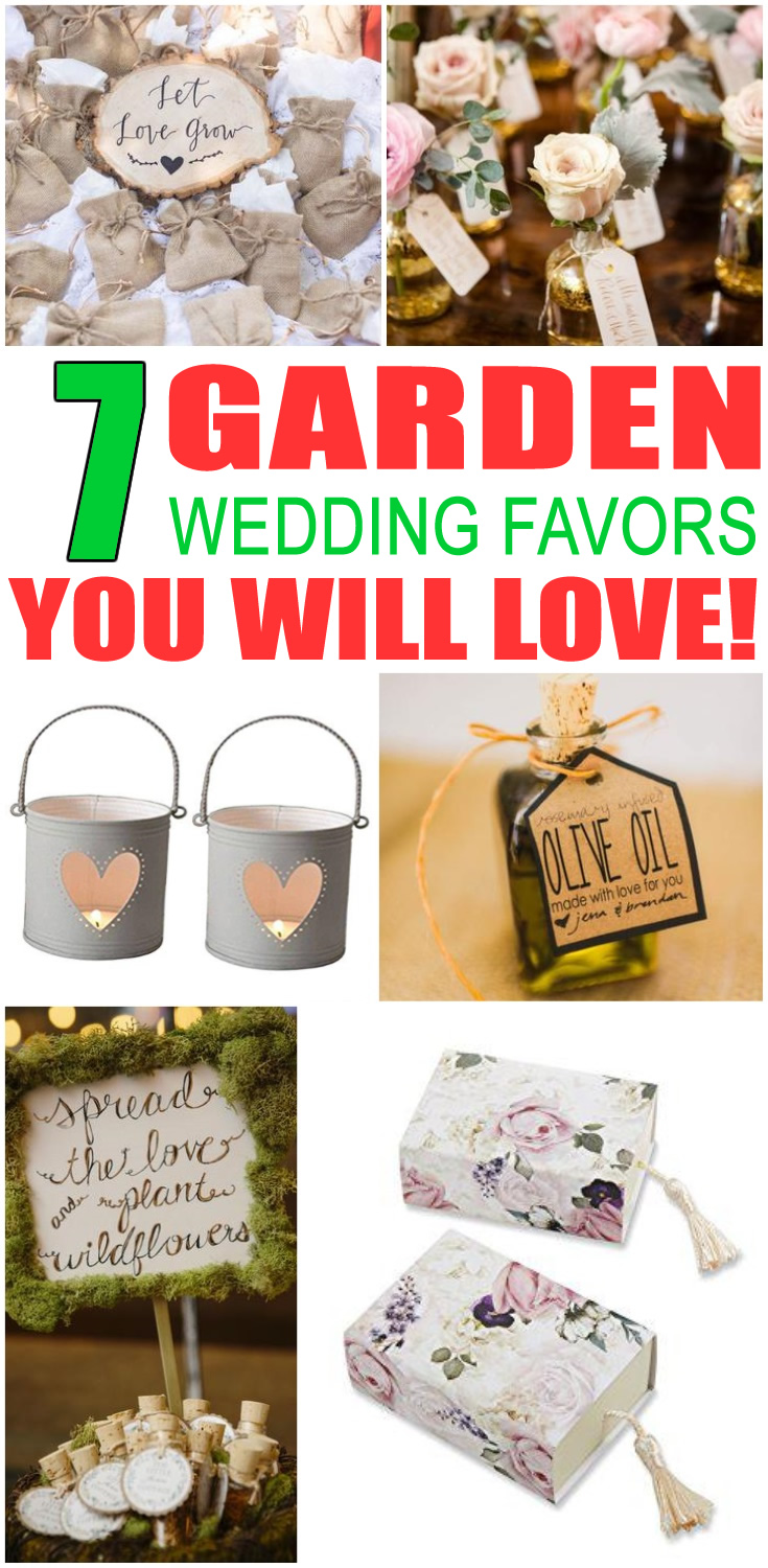 Garden Wedding Favors