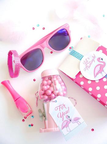 Flamingo Bridal Shower Favor Ideas