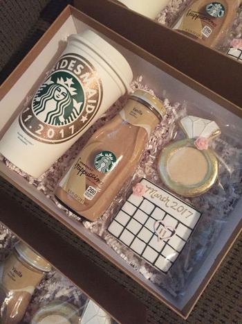 Starbucks Bridesmaid Proposal Box
