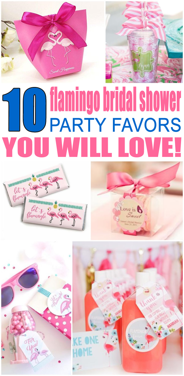 Flamingo Bridal Shower Favors