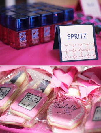 Body Mist And Cookie Favors
