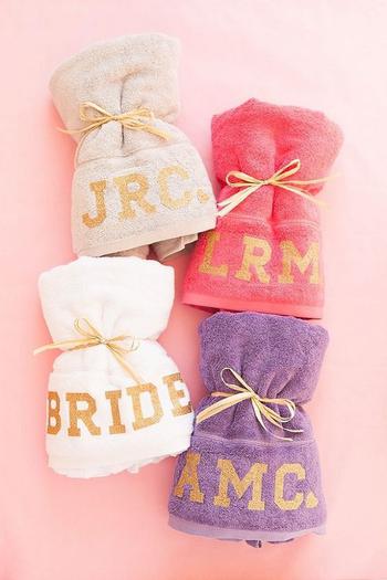 Personalized Pool Towel Favors